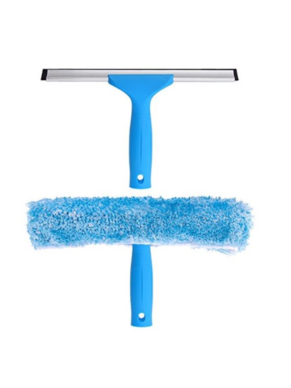 Professional Window Squeegee & Microfiber Window Scrubber, 10 inch